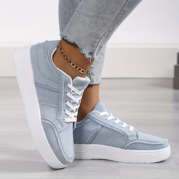 Blaue Freizeit-Sneaker - Clara