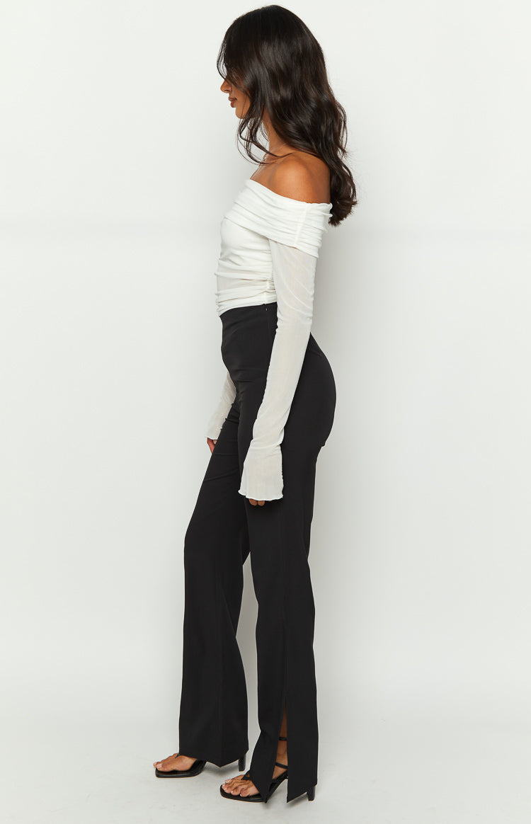 Manilyn - Schwarze Slim-Fit-Hose