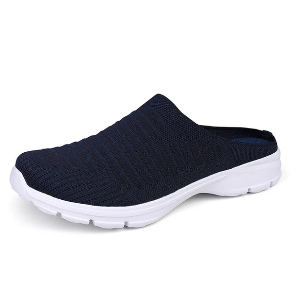 Max - Bequeme Navyblaue Slipper