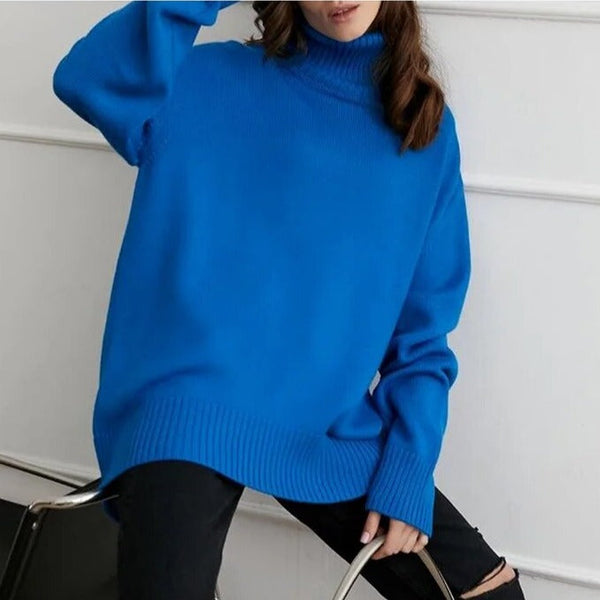 Anneliese - Lässiger Rollkragenpullover