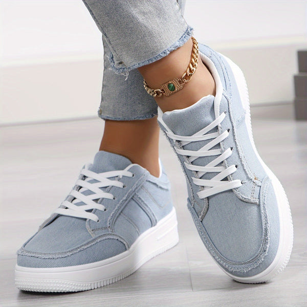 Blaue Freizeit-Sneaker - Clara