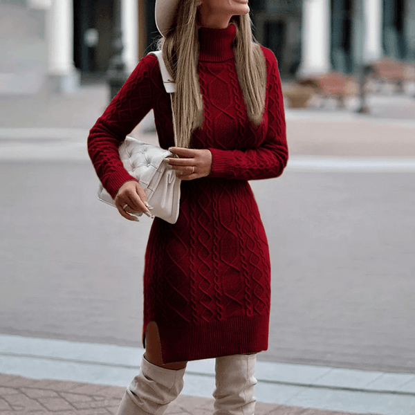 Jesse - Kleid mit Rollkragenpullover