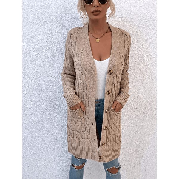 Sophia - Eleganter Chunky Long Cardigan